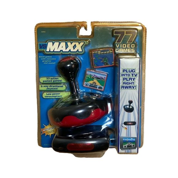 Vintage VS MAXX 77 Video Games Wireless Plug And Play Game System 2004 Senario